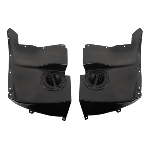 Image of TRQ Front Driver and Passenger Side Forward Inner Fender Liner Set Compatible with 2005 Chevrolet Corvette 06-13 Corvette Base Model