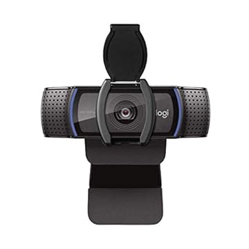 Logitech Webcam C920S HD Pro com obturador de privacidade - Câmera de vídeo widescreen de streaming 1080p - Microfone embutido para gravação