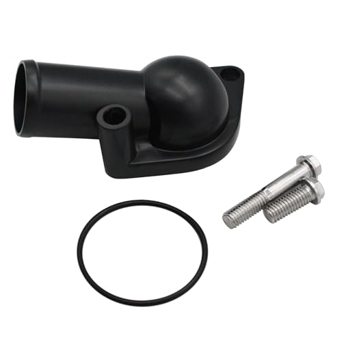 Black 15 Water Neck Thermostat Housing Fits for SBC BBC Small Block Big Block Chevy 283 302 305 327 350 383 396 427 454 502