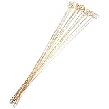 Operitacx 20 Piezas Porta Tarjetas Floral Metálico Dorado Soporte para Fotos y Notas Clips para Decoración Bodas Cumpleaños Diseño Redondo Práctico y Resistente