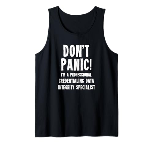 Spezialist für Anmeldeinformationen für Datenintegrität Tank Top