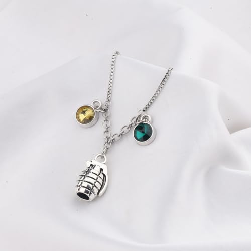 Image of Anime Manga Series Beads Bracelet Baku Grenades Charm Brooch Pin Anime Merchandise Gift for Fans