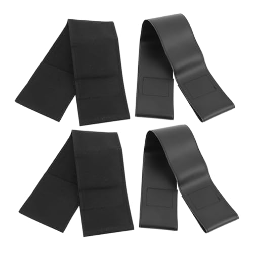 HAWILLOSCH 4pcs Wheelchair Straps Wheelchair Leg Belt Foot Guard Straps for Elderly Adults Legband Calf Support Rehabilitation Accessories Random Style