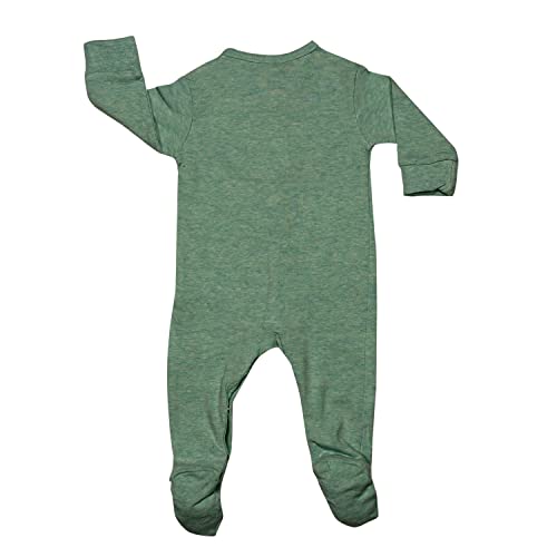 Image of Organic Cotton Baby Sleep Suit, Bodysuits /Onesies /Rompers for Baby Boys, Long Sleeve Baby Sleepsuit, Pure Cotton Baby Romper (0-1 Month, Solid)