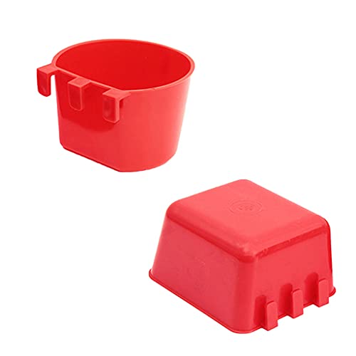 NA Pluimvee Water Cups Drinkkom voor Kippen Eenden Kwartels Universele Vogelkooi Plastic Zaad Water Voedsel Feeder Cup S… - Afbeelding 8
