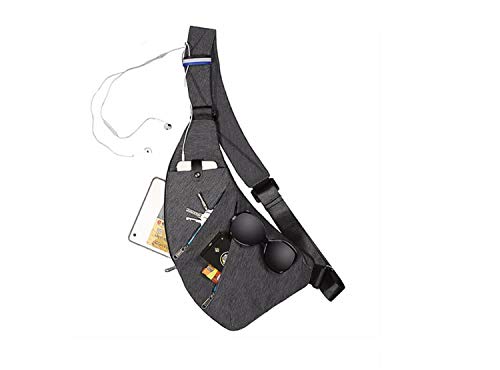 Wishliker Crossbody Sling Bag Schoudertas, anti-diefstal, borstzak, multi-pocket-rugzak voor heren en dames - Image 6