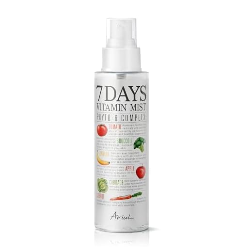 Ariul 7 Days Vitamin Mist - 3 in 1 Hydrating Face Mist, Makeup Setting Spray & Facial Toner, Perfect Makeup Finish Spray for Dewy Look, Natural Face Spray, Suitable for All Skin Types (5.07 Fl.Oz)