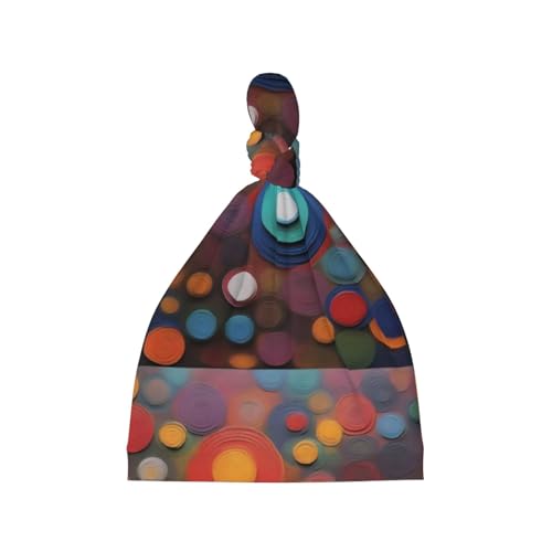 Baby Beanie Artistic Wonder Knotted Hat - Soft, Warm, Comfortable, Headwear for Newborns, 0-6 Months Black