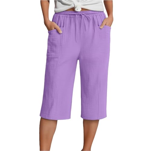 Genérico Pantalon Deportivo Capri Mujer   Pantalones Casuales VersáTiles para Mujer para Uso Diario: Pantalones CóModos Y Ligeros para El Trabajo Viajes Y Compras Online Los Fines De Semana