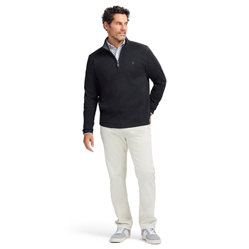 IZOD Men's Thermosoft Quarter Zip Sweater Fleece Pullover3