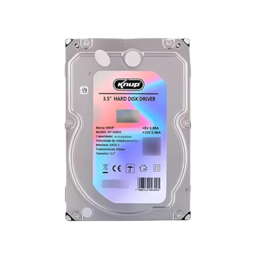 Disco Rígido Interno HD de 1TB/2TB/4TB Interface SATA 3, 3,5 Polegadas 6GBps PC Câmera DVR (500, GB)