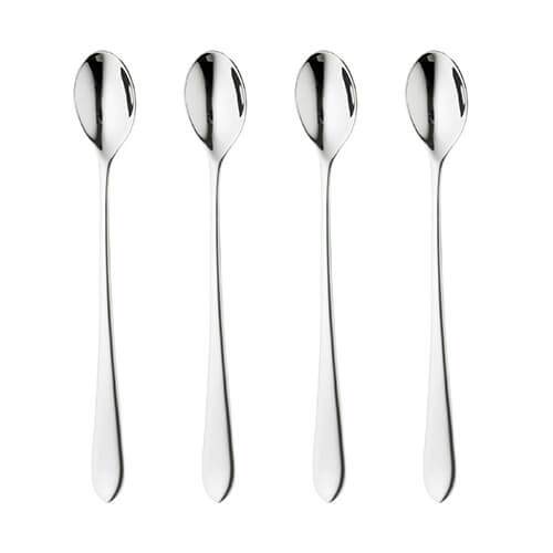Robert Welch Norton 4 cuillères à long manche pour vos soirées cocktails