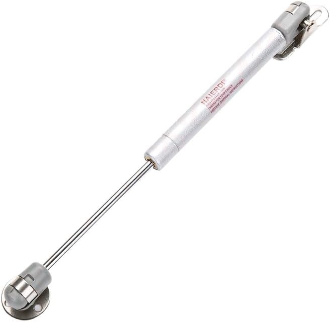 2PCSCabinet Door Gas Spring Hinges 6-15KG Kitchen Cupboard Hydraulic Hinge Strut Lid Support Box Furniture Hardware (Color : 2PCS White, Size : 15KG (150N) (33LB))