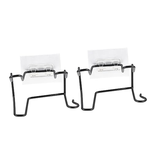 COLLBATH Stainless Steel Hair Dryer Hanger Wall-mounted Rack Bathroom Storage Hands- Stand