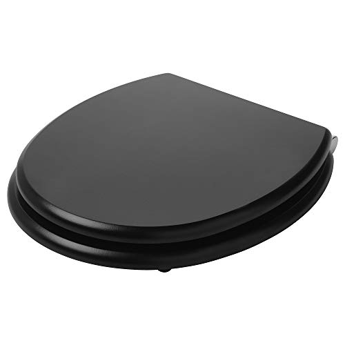 Abattant WC noir design mat et rigide modèle Kullarna - 2