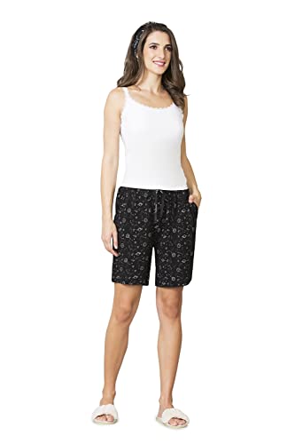 Image of Van Heusen Women's Lounge Allover Print Lounge Shorts - Modal Cotton - Functional Pocket, Superior Drape -Available in Pack of 1 & 2