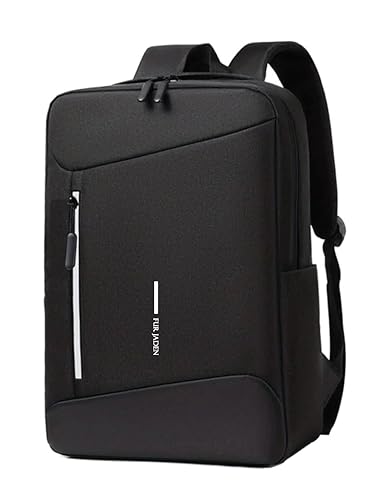 Image of FUR JADEN Anti Theft Number Lock Backpack Bag with 15.6 Inch Laptop Compartment, Organizer Pocket for Men Women Boys Girls (Black)