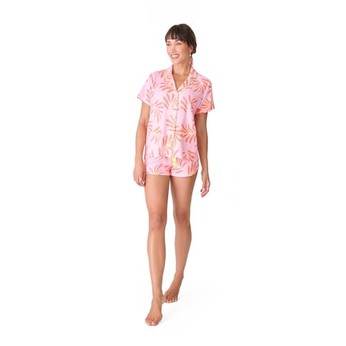 PJ Salvage Women's Electric Summer Collection Pj Set with Headband