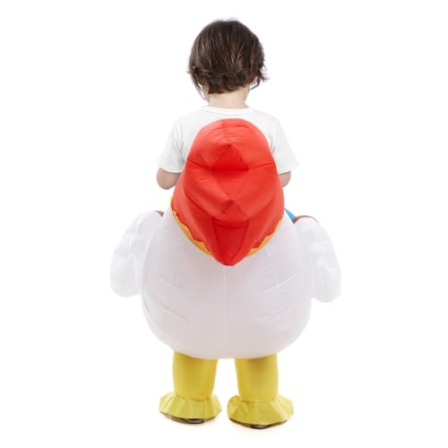 Disfraz inflable de pollito para niños y niñas miniatura 2