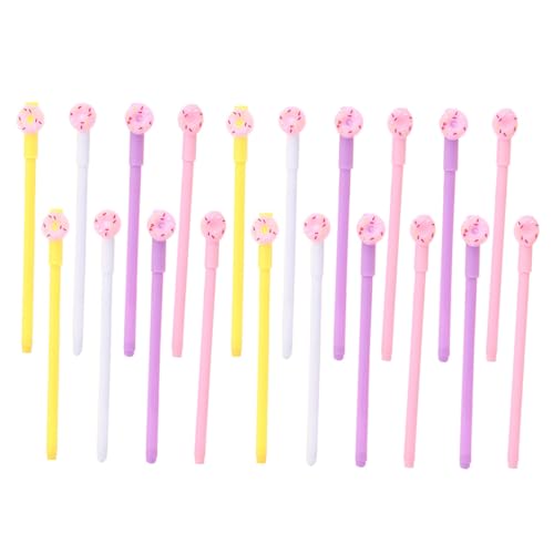 Set de 20 bolígrafos de gel con diseño donut