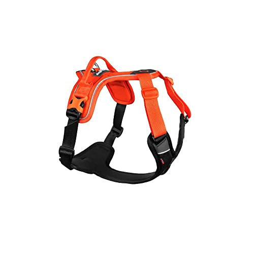 Non-Stop Dogwear Ramble Harness, Black/Orange - M
