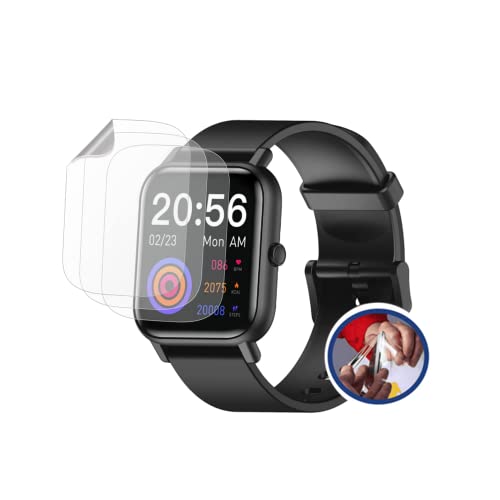 MIHENCE [3 Stück] Schutzfolie Kompatibel mit Blackview R3 Folie, TPU Premium Qualität Ultra HD Displayschutzfolie Kompatibel mit Blackview Smartwatch R3 Cover