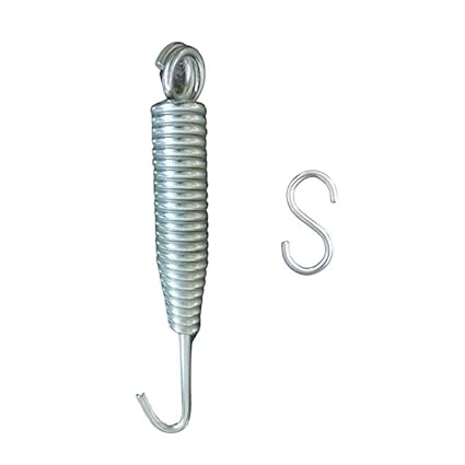 A to Z Bearing Zula Spring with S Hook for Hammocks Swing (Pack of 1 Pieces)