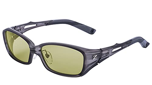 Zeque(ゼクー) 偏光サングラス Devon(デヴォン) F-1987 フロストグレー EASE GREEN