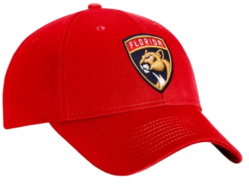 Gorra deportiva ajustable oficial Florida Hockey roja miniatura 1