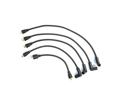 Image of Pertronix 804206 Flame-Thrower Black 8mm 4 Cylinder Spark Plug Wire