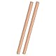 M METERXITY 2-Pack Kupfer Rundstab 6mm Durchmesser 3.94 Zoll Länge T2 Lager Massivstab Drehbankstange Für Metallhandwerk DIY/Gartenbau/Industrie/Dekoration Reine Kupferröhre