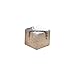 American Metalcraft HCHS1 Card Holder, Aluminum, Hammered, Angled-Cut Square