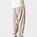 Mens Sweatpants Joggers Tall Baggy Sweatpants for Men 2023 Casual Loose Drawstring Solid Baggy Pants Outdoor Fashion Beam Feet Sweatpants Khaki XX6X