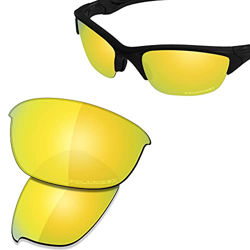 Image of SAUCER Premium Replacement Lenses & Rubber Kits for Oakley Half Jacket 2.0 OO9144 | UV400 Protection, Anti-Scratch