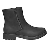 Propét Women's Waverly Ankle Boot, Black, 11 X-Wide