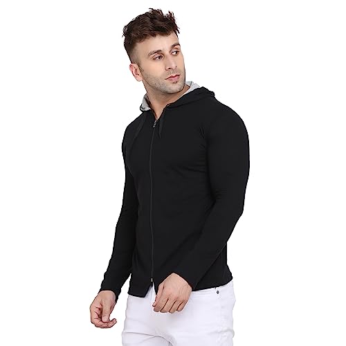Image of Geum Men's Hooded Neck Full Sleeves T-Shirt