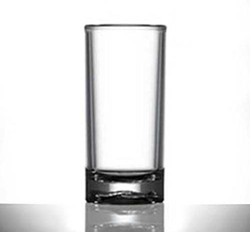 Plastic Shot Glass - 24 Pack, 50ml | Virtually Unbreakable - Tough Polycarbonate | Reuse 1000 Times