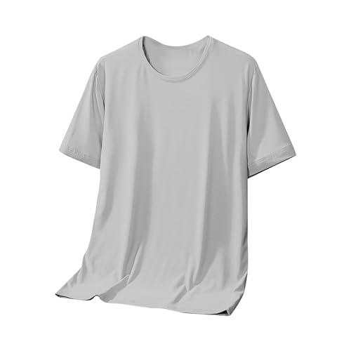 T-Shirt Homme Coupe Longue en coton et polyester léger décontracté