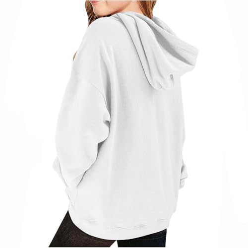 Girls Hoodies with Pockets Long Sleeve Pullover Sweatshirts Fleece Lined Oversized Pullover Tops Warm Fall Clothes3