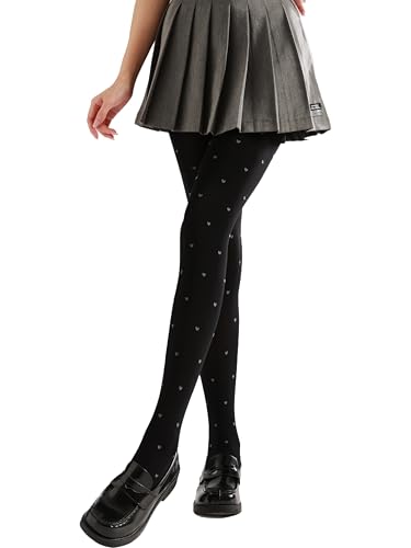 Image of Sahabowi Women Sheer Tights, High Waist Pantyhose, Vintage Control Top Stockings(Patterns Colourful), Pantyhose5