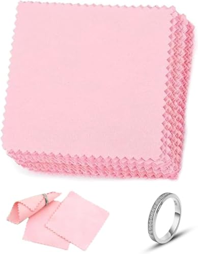 30-Pack Jewelry Polishing Cloths for Gold Silver & Precious Metals
