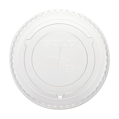 Solo Straw Slot Plastic Cold Cup Lids 10 oz. (600TS)