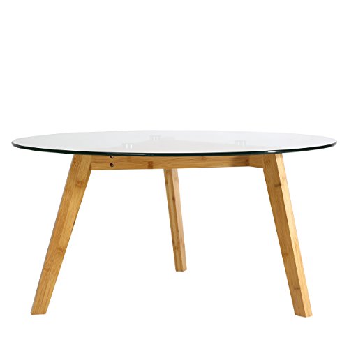 Poly and Bark Costanoa Glass Coffee Table