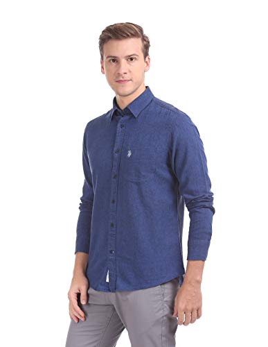 Image of U.S. POLO ASSN. Men's Cotton Regular Fit Casual Shirt