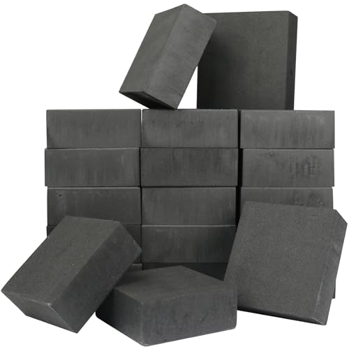 Comparison: Best Pots For Rubber Plants 5 Impresa Pot Risers - 20 Pack, 2 x 2 x 3/4 in, Black Rubber - Plant Pot Feet for Drainage & Outdoor Plant Risers - Elevates 3/4 in for Airflow & 6000 lb Capacity - Non-Marking Slip-Resistant Base