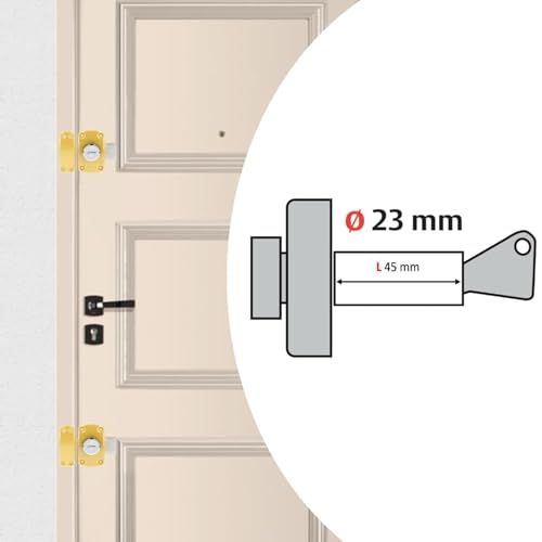 Verrous de porte CYCLOP Vachette pour remplacer une fermeture à clé perdue - 5