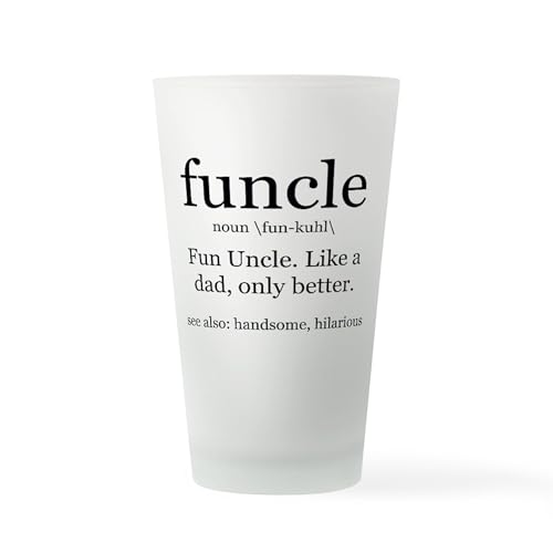 CafePress Fun Uncle Definition Pint Glass, 16 oz. Drinking Glass