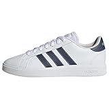 Materiale esterno: gomma adidas Scarpe Uomo ID4457 Sneakers Sport Basso Ginnastica Tennis Bianco, Ftwr White Shadow Navy Wonder Blue, 41 2/3 EU