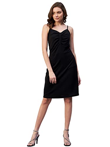 Image of Rare Women's Polyester A-Line Above The Knee Casual Dress