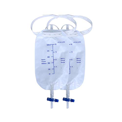 HAMUHA Male Urinal Bag Pee Bag Portable Wearable Men's Urinal Elastic Waistband Toilet Elastic Waistband Urine Replacement Collector (M)